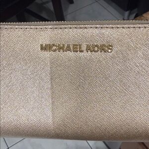 Michael Kors Gold Wallet